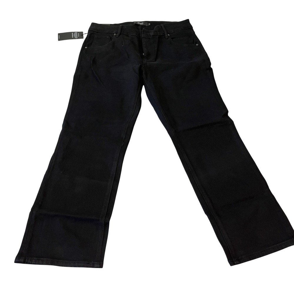 Hudson‎ Los Angeles Black Denim Jeans Women's Size 14 Bootcut